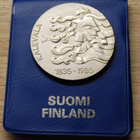 Suomi 1985 50 Markkaa Kalevala 150v Hopea - pikkukuva 1