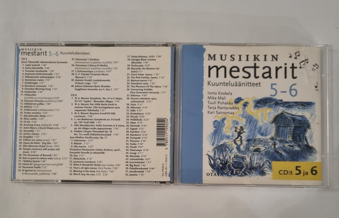 MUSIIKIN MESTARIT: KUUNTELUÄÄNITTEET 5-6  2CD