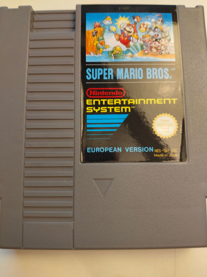 mario bros. cib nes-aito pohjoismainen black box julkaisu