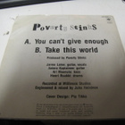 POVERTY STINKS - YOU CAN'T GIVE ENOUGH EX-/EX- 7'' - pikkukuva 2
