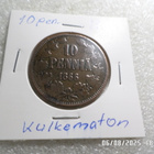 10  penniä  1866  kulkematon. - pikkukuva 5