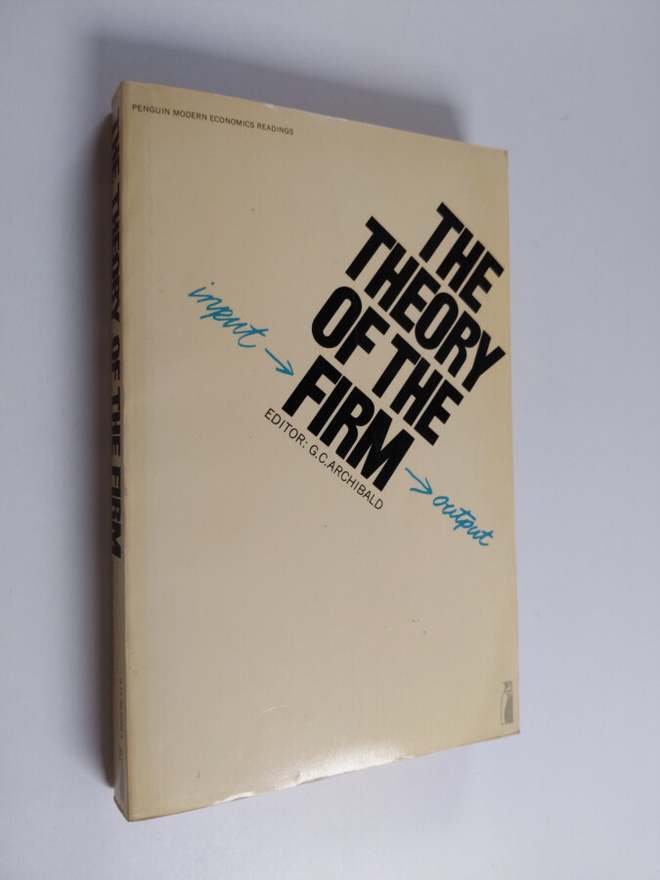 G. C. Archibald : Theory of the firm : selected readings