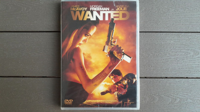 DVD: Wanted (Morgan Freeman, Angelina Jolie 2008) UUSI