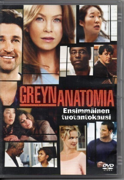 Greyn anatomia - Kaudet 1-3 (17 dvd-levyä, 43 jaksoa)