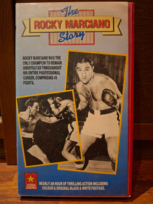 The Rocky Marciano Story (1988) VHS - Nyrkkeilylegenda