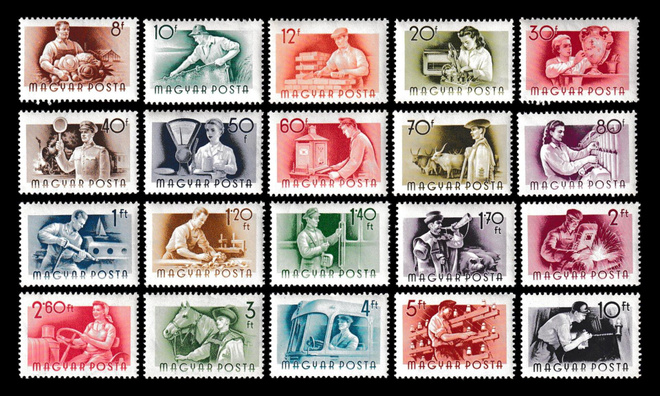 Unkari 1426-45 ** Käyttösarja ammatit (1955)