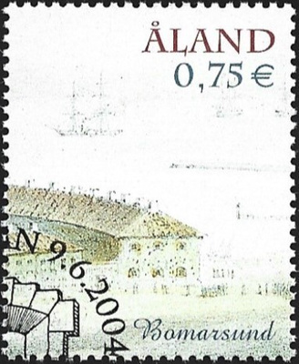 Åland 2004 ÅV 14 Bomarsund 150 v 0,65 € EP leima LaPe 237