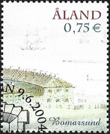 Åland 2004 ÅV 14 Bomarsund 150 v 0,65 €  EP leima LaPe 237