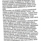 G. H. von Wright: Humanismi elämänasenteena - pikkukuva 2