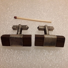 VINTAGE Teak puu kalvosinnapit HK IBERO - pikkukuva 5