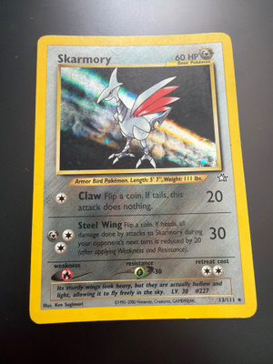 Pokemon kortti Skarmory 13/111 holo