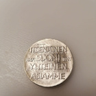 Hopeinen Suomen 10 markan juhlaraha vuodelta 1977 - pikkukuva 1