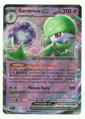 Gardevoir ex 86/198 Pokemon TCG