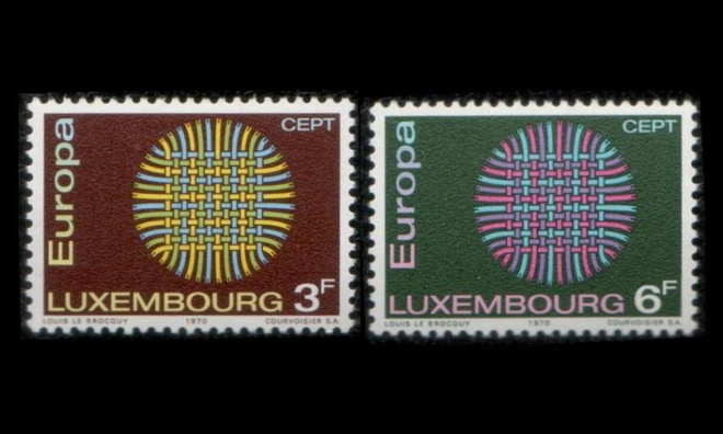 Luxemburg 807-8 ** Europa (1970)