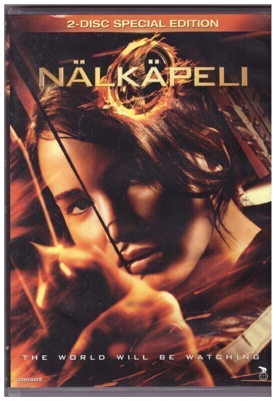Nälkäpeli (Jennifer Lawrence, Josh Hutcherson) 2 x DVD