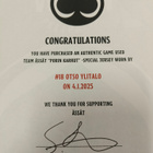 Otso Ylitalo #18 Porin Ässät game worn - pikkukuva 4