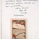Mika Waltari : Kultakutri : pienoisromaani (signeerattu, ... - pikkukuva 3