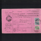 Postietuannin osotekortti: Kajaani - Kuhmoniemi 1913 - pikkukuva 1
