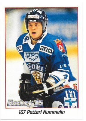 1995 Hockey VM #167 Petteri Nummelin Suomi TPS