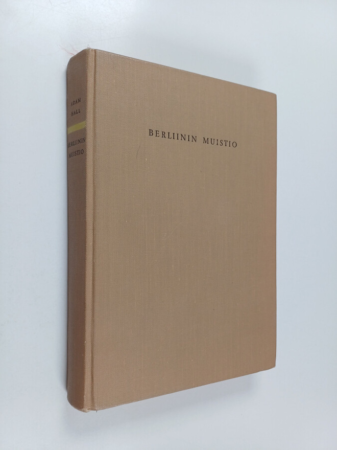 Adam Hall : Berliinin muistio