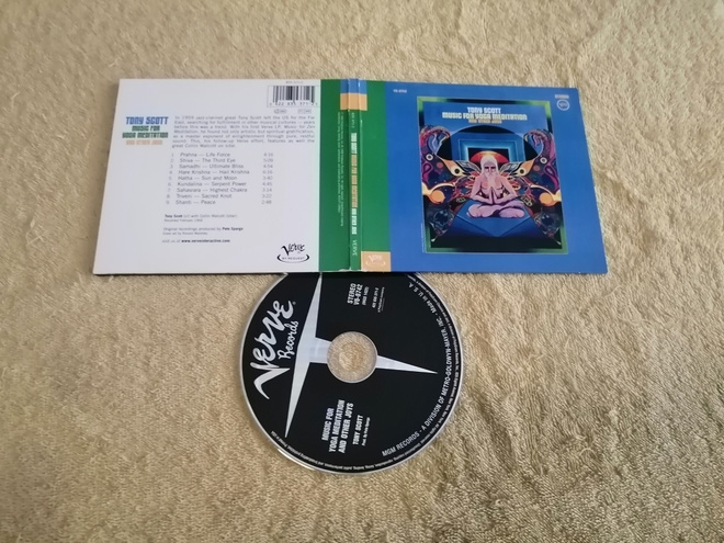 TONY SCOTT - Music For Yoga Meditation And Other Joys CD