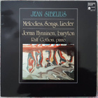 Jean Sibelius: Melodies, Songs, Lider Ranska LP EX - pikkukuva 1