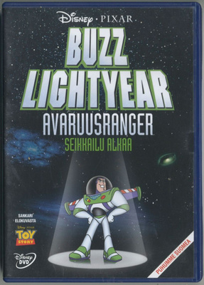 Disney • Pixar BUZZ LIGHTYEAR Avaruusranger – Suomi-DVD 2000