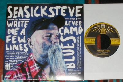 SEASICK STEVE ~ Write Me A Few Lines ~ 7" SINGLE