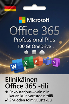 Office 365 Pro Plus LINIKÄINEN 5x laitteelle - PC/Mac/iOS