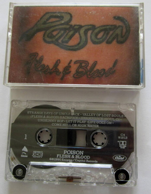 POISON Flesh & Blood C-KASETTI