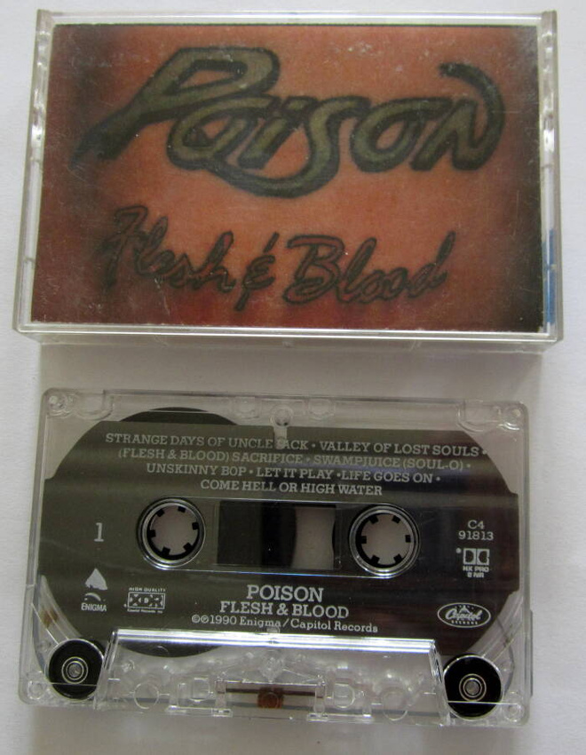 POISON Flesh & Blood C-KASETTI