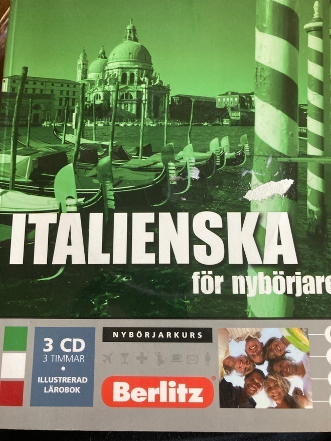 ITALIENSKA FÖR NYBÖRJARE - KIRJA+3CD