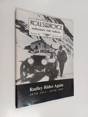 Rolls-Royce enthusiasts' club bulletin : May/June 1993