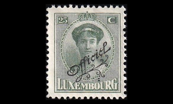 Luxemburg 115 ** Virkamerkki 25 C (1922)
