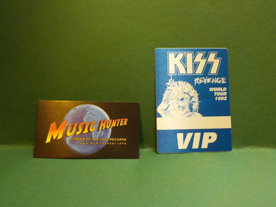 KISS - REVENGE WORLD TOUR 1992, VIP BACKSTAGE PASS