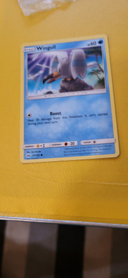 Wingull #37 Pokemon Sun & Moon common keräilykortti