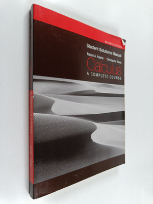 Robert A. Adams : Calculus : a complete course , Student ...