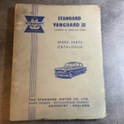 STANDARD VANGUARD III VARAOSALUETTELO 1957 - pikkukuva 1
