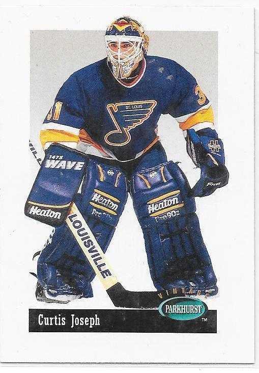 1994-95 Parkhurst Vintage #V17 Curtis Joseph St Louis Blues