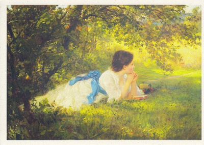 Wilhelm Amberg: Sininauhainen tyttö