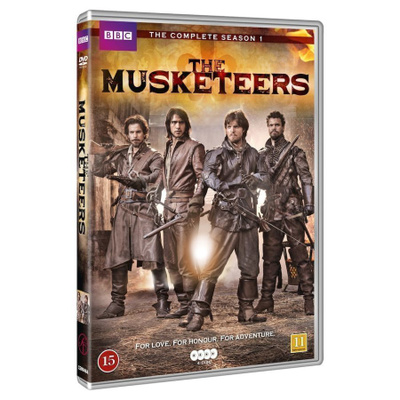 Muskettisoturit / The Musketeers: Kausi 1 (4DVD) uusi/muovit