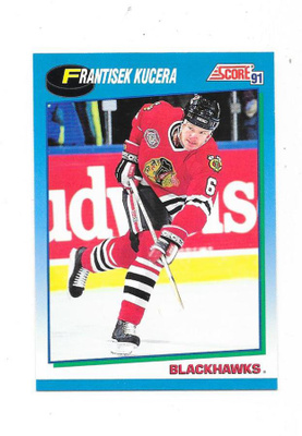 1991-92 Score Canadian #390 Frantisek Kucera Chicago