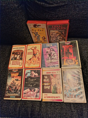 Vhs kasetit kasetti aikuisviihde ja muuta