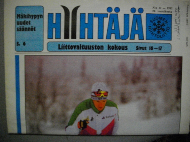 Hiihtäjä lehti Nro 11/1992 (17.3)