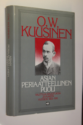 Otto Wille Kuusinen : Asian periaatteellinen puoli : vali...