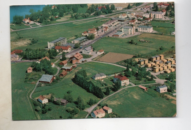 Kuhmoinen ilmakuva,  (Velj.Karhumäki 658)