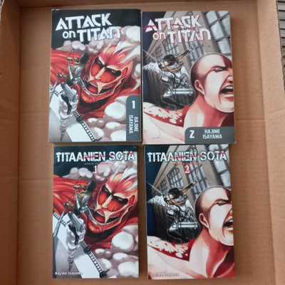 Attack on titan / Titaanien sota valikoima 3€/kpl