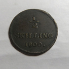 Ruotsi 1/2 skilling 1800 - pikkukuva 1
