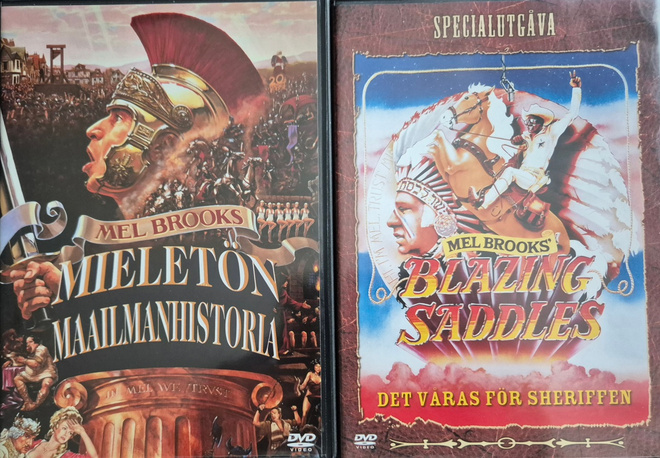 Blazing Saddles +Mieletön maailmanhistoria -DVD
