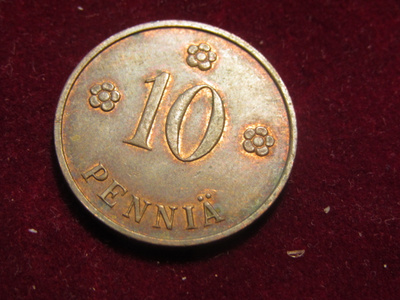 10 penniä 1935